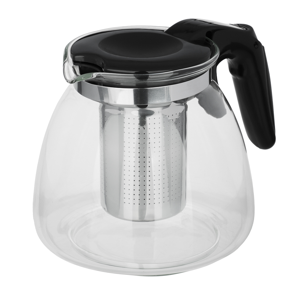 VETTA Чайник заварочный 1100мл, ситечко из нерж.стали, стекло, полипропилен, арт.№ 850-972