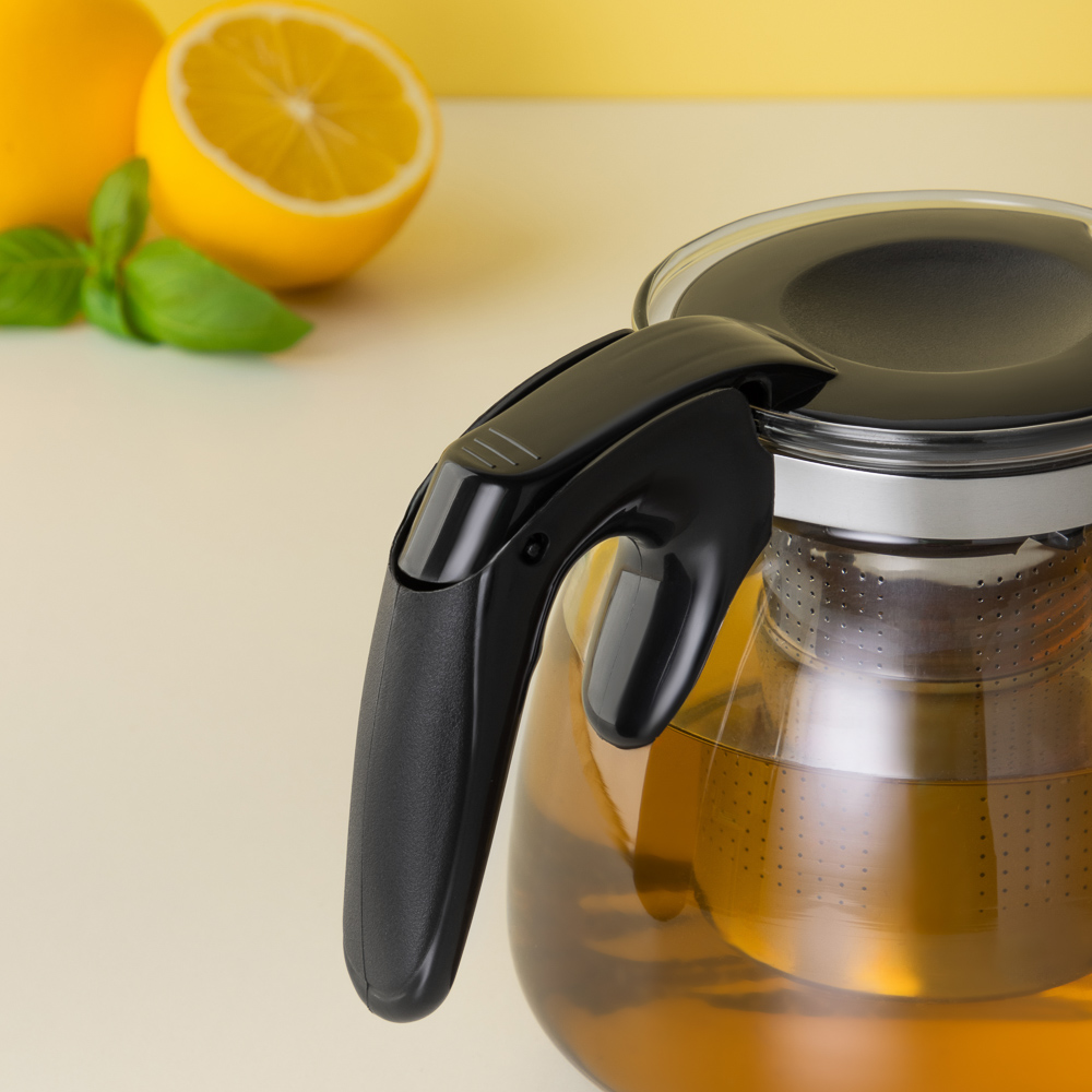 VETTA Чайник заварочный 1100мл, ситечко из нерж.стали, стекло, полипропилен, арт.№ 850-972
