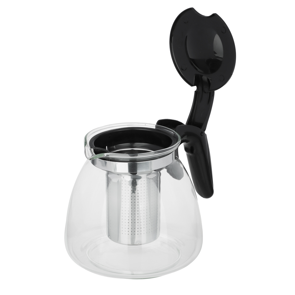 VETTA Чайник заварочный 1100мл, ситечко из нерж.стали, стекло, полипропилен, арт.№ 850-972