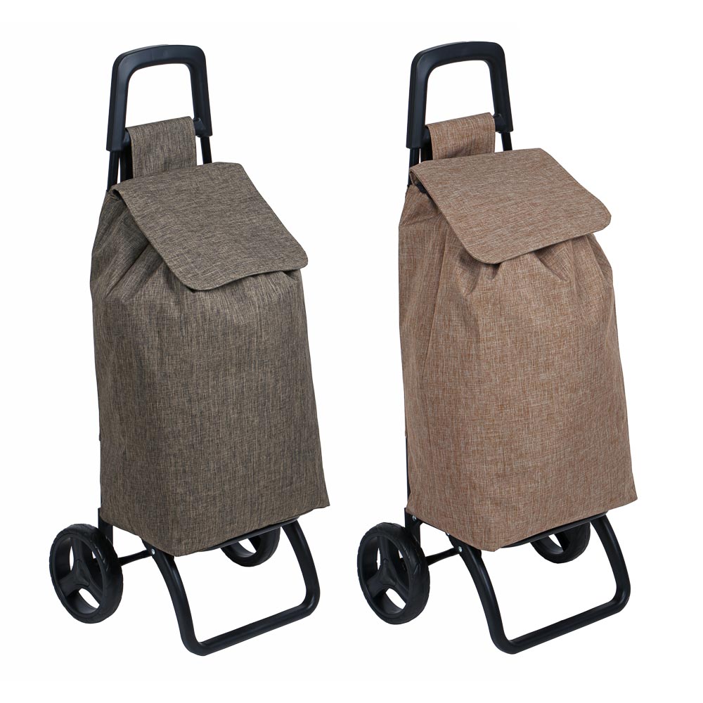 Тележка c сумкой, до 30кг тм VETTA, 95х41х33см, сумка 36,5х23х57см, 45л, оксфорд 300D, колесо d17см, арт.№ 467-236