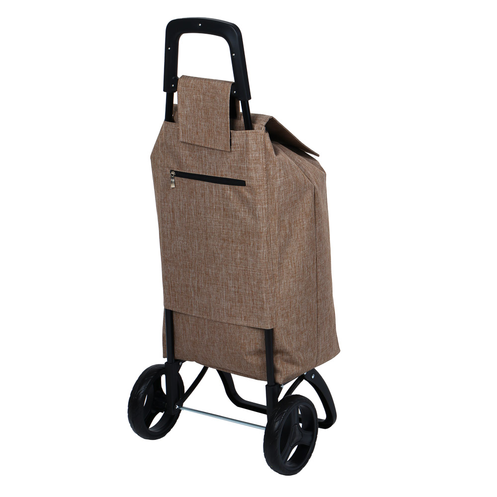 Тележка c сумкой, до 30кг тм VETTA, 95х41х33см, сумка 36,5х23х57см, 45л, оксфорд 300D, колесо d17см, арт.№ 467-236