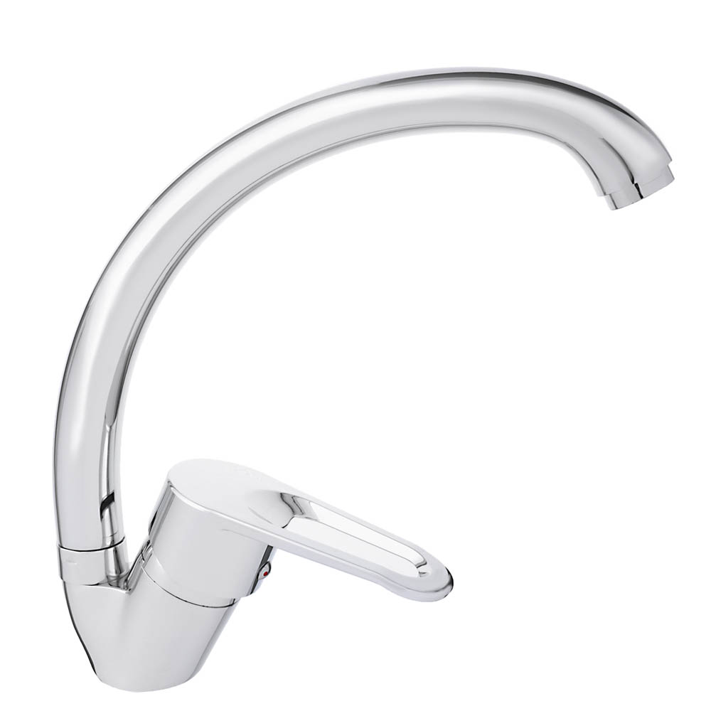 СоюзКран Смеситель для кухни, поворотный излив 25см, керам. картридж 40мм, хром, цинк, SK01-C125, арт.№ 566-306