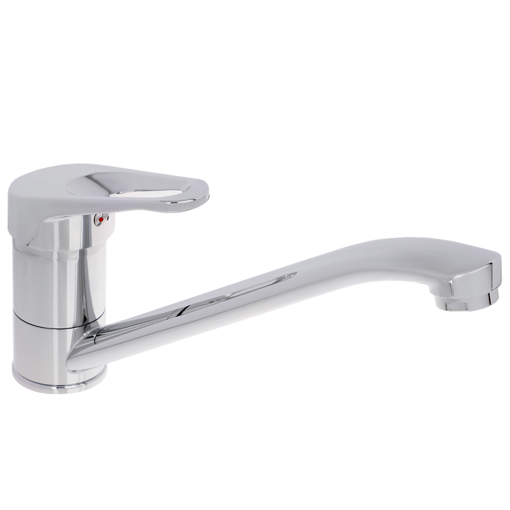 СоюзКран Смеситель для кухни, низкий излив 25см, керам. картридж 35мм, хром, цинк, SK01-I103, арт.№ 567-062