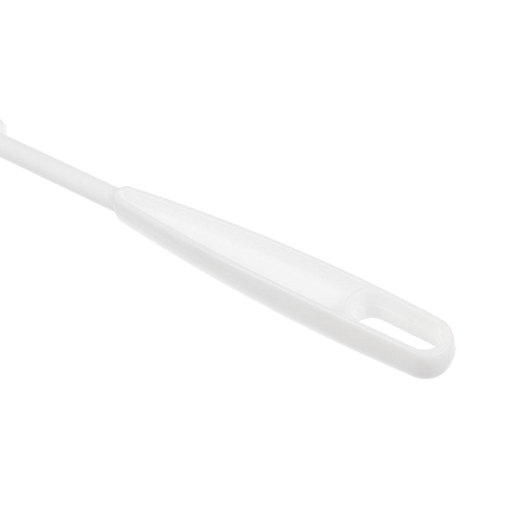 Комплект WC "Мини", ёрш + подставка, пластик, белый, щетина чёрная, арт.№ 463-426