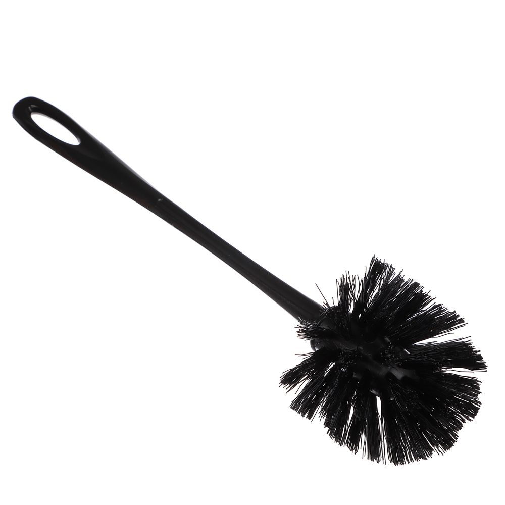 Ёрш для туалета "Tule" Full Black, без подставки, пластик, чёрный, щетина чёрная, арт.№ 463-429