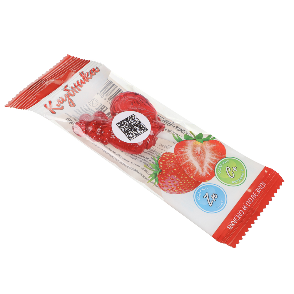 БАД Петушок Леденцовая карамель с цинком и витамином С со вкусом клубники, "Гуслица", 17г, арт.№ 015-216