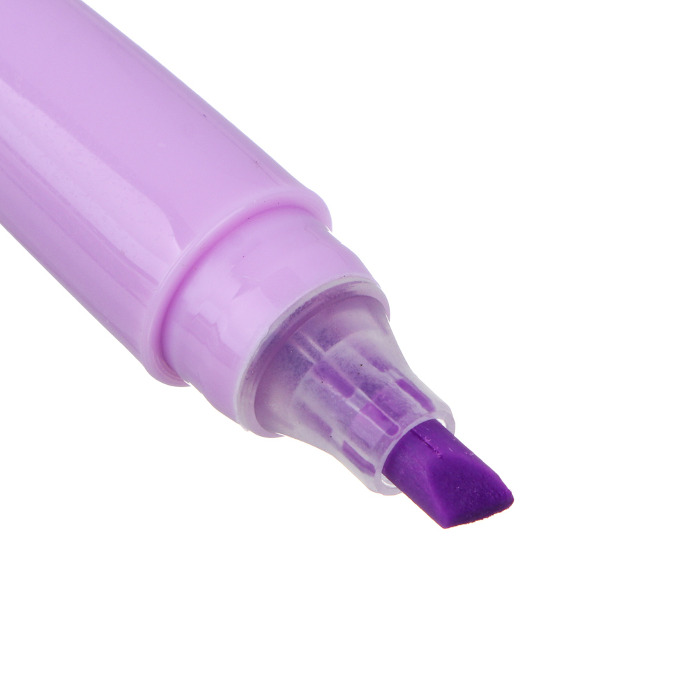 Маркер-выделитель, наконечник в форме лапки, корпус 6,5 см, 6 дизайнов, пластик, арт.№ 613-003