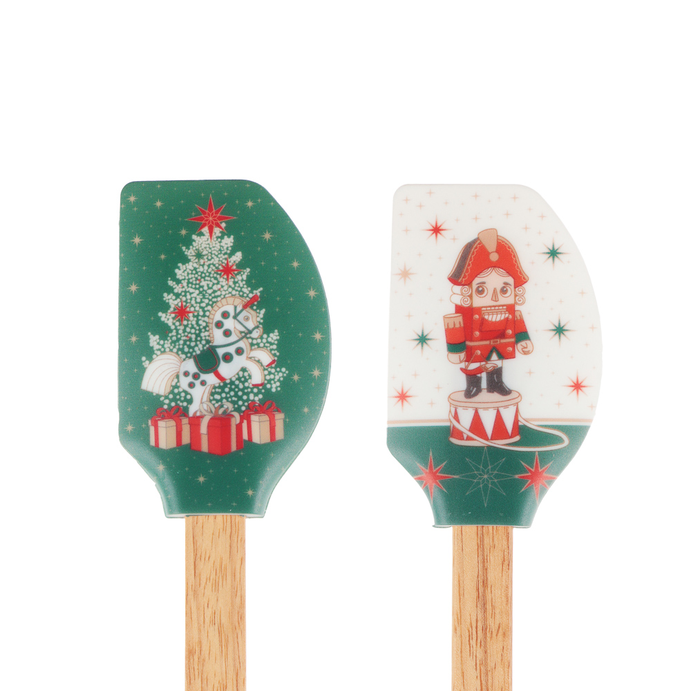 Новогодняя коллекция Щелкунчик Набор 2 пр., лопатка силиконовая, форма для печенья, 2 дизайна, арт.№ 856-220