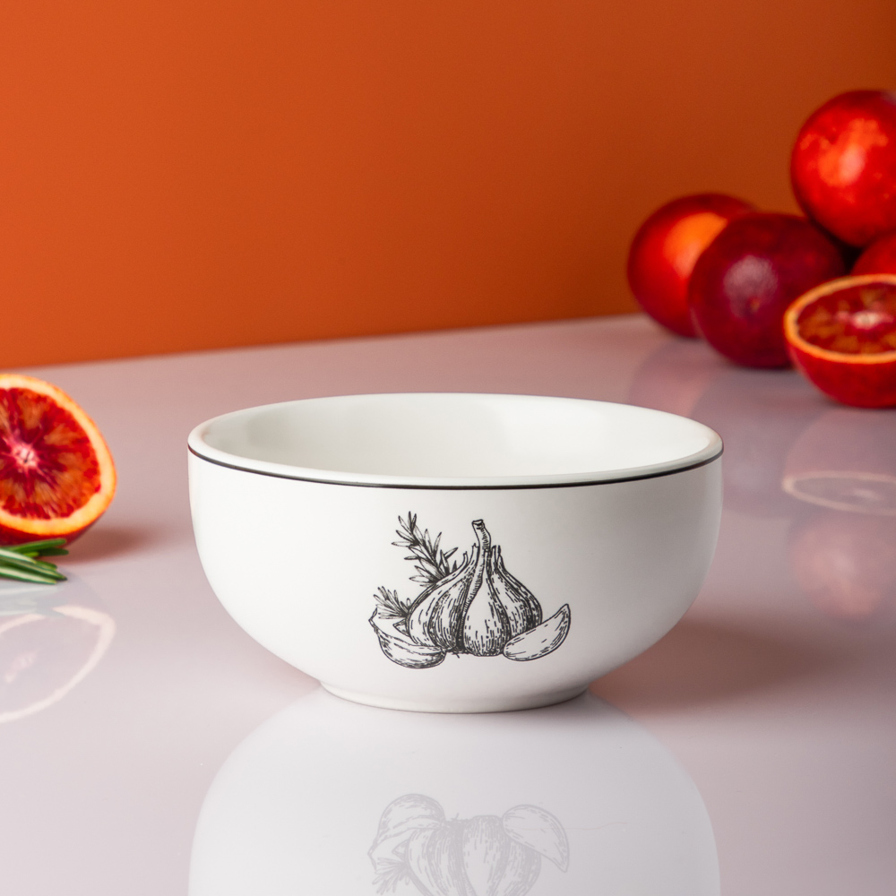 MILLIMI Китчен Салатник, 550мл, 14х6,5см, керамика, арт.№ 824-191