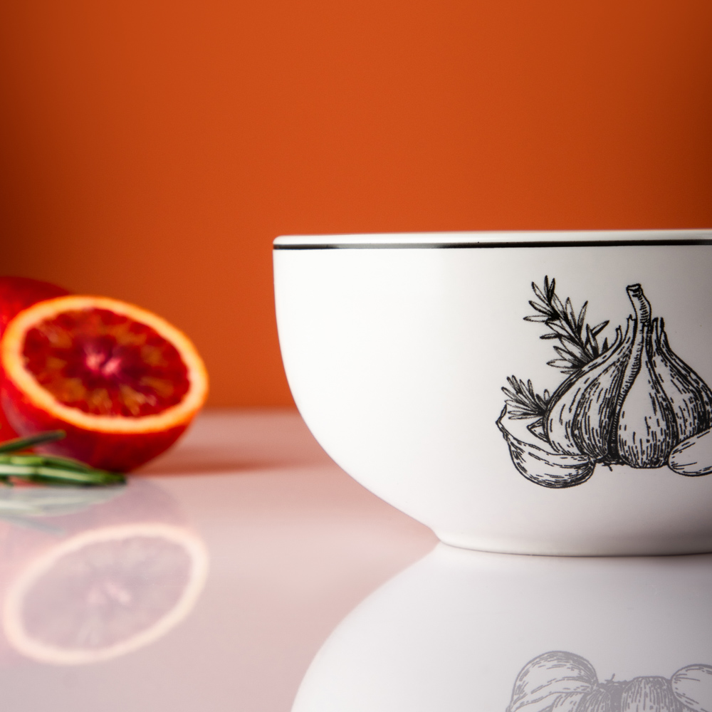 MILLIMI Китчен Салатник, 550мл, 14х6,5см, керамика, арт.№ 824-191