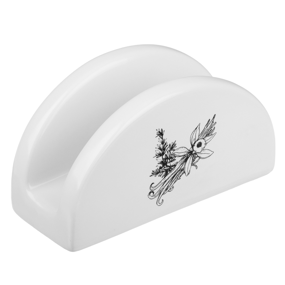 MILLIMI Китчен Салфетница, 13,5х5,5х7см, керамика, арт.№ 824-192