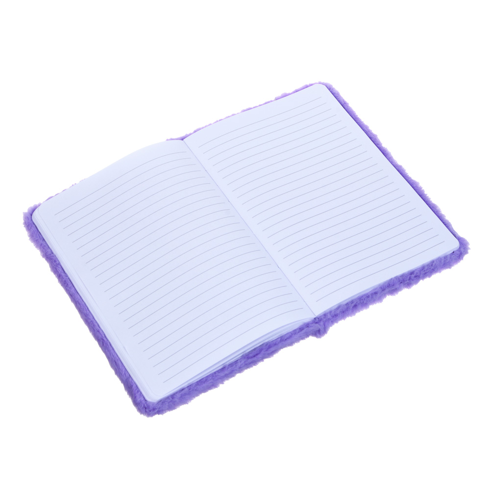 Записная книжка А5, 21х14,8см, 80л., "Полет бабочки", плюш, апплик. со стразами и пайетками, 2 диз., арт.№ 557-072