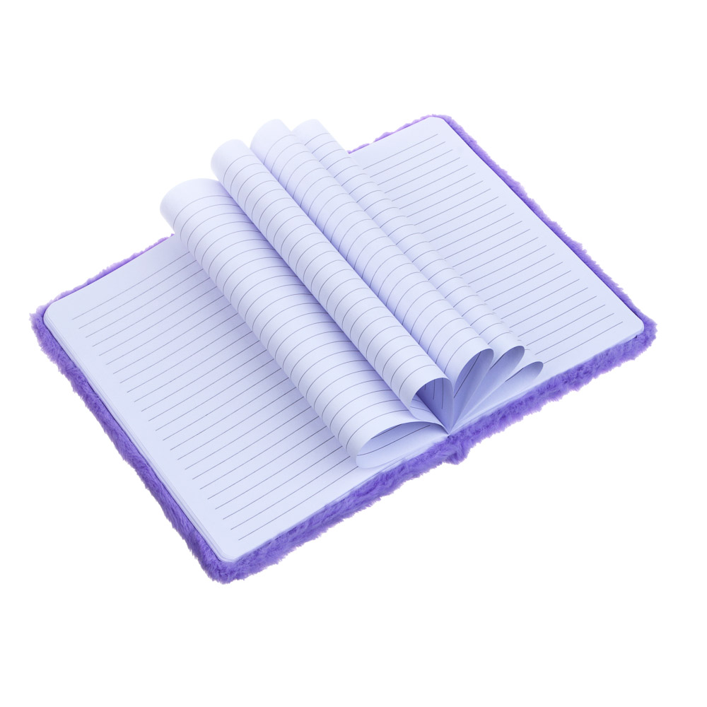 Записная книжка А5, 21х14,8см, 80л., "Полет бабочки", плюш, апплик. со стразами и пайетками, 2 диз., арт.№ 557-072