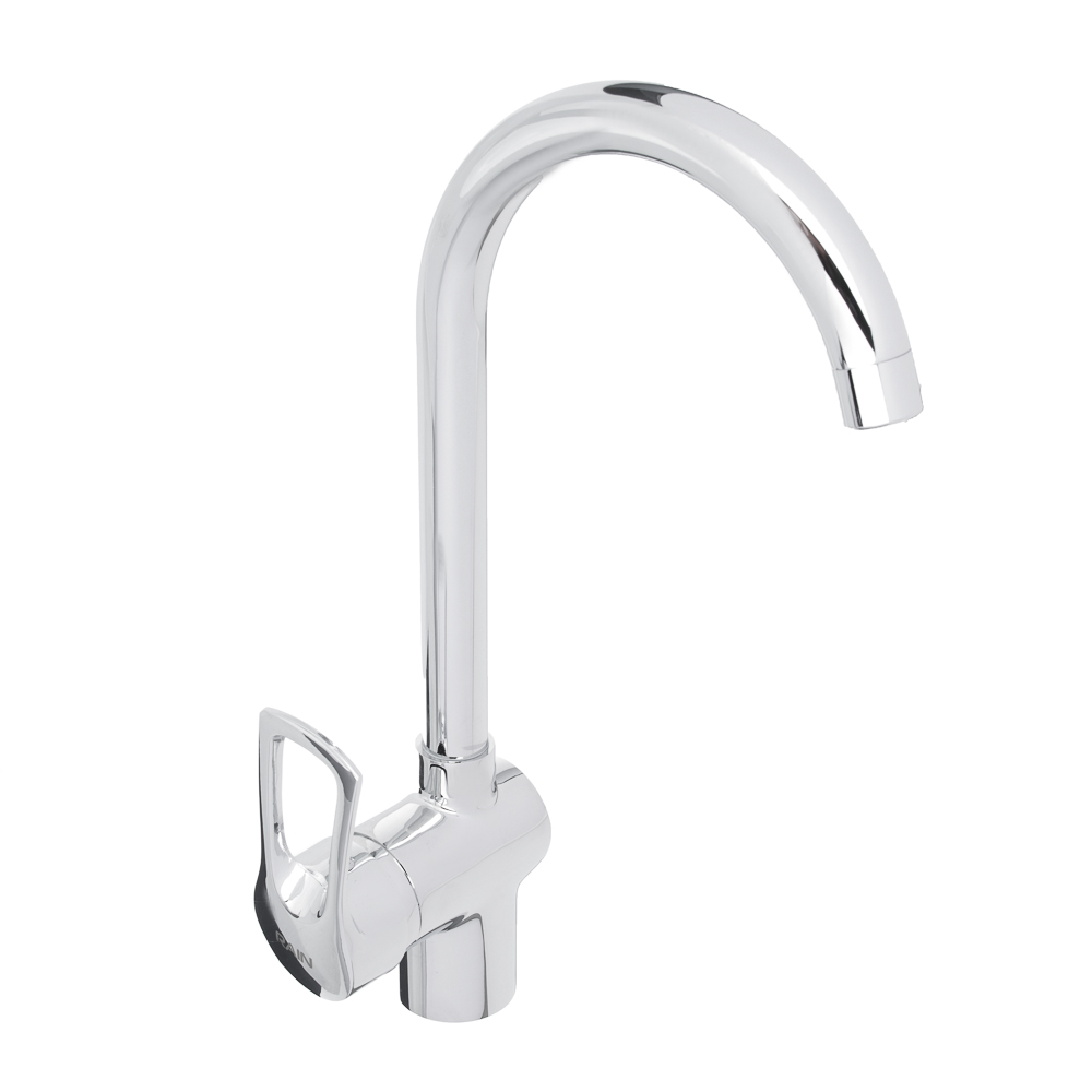 RAIN Смеситель для кухни Атриа, высокий излив, картридж 40мм, латунь, хром, арт.№ 561-280