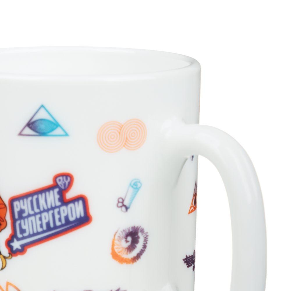 BY Русские Супергерои Василиса Набор посуды 3 пред, тар. 20см, сал.500мл, кружка 300мл, опал, под.уп, арт.№ 818-050