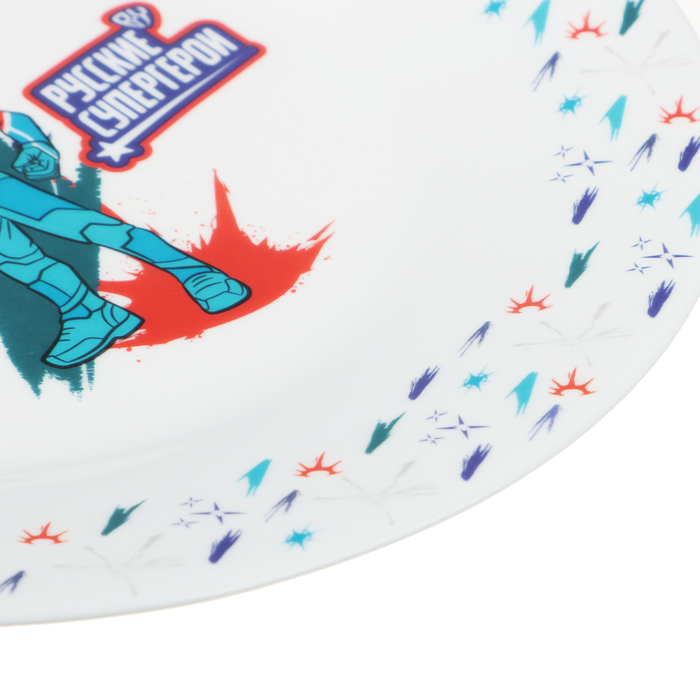 BY Русские Супергерои Пересвет Набор посуды 3 пред, тар.20см, сал.500мл, кружка 300мл, опал, под.уп., арт.№ 818-052