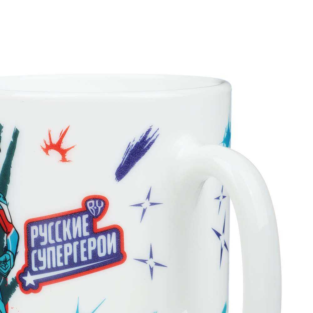 BY Русские Супергерои Пересвет Набор посуды 3 пред, тар.20см, сал.500мл, кружка 300мл, опал, под.уп., арт.№ 818-052
