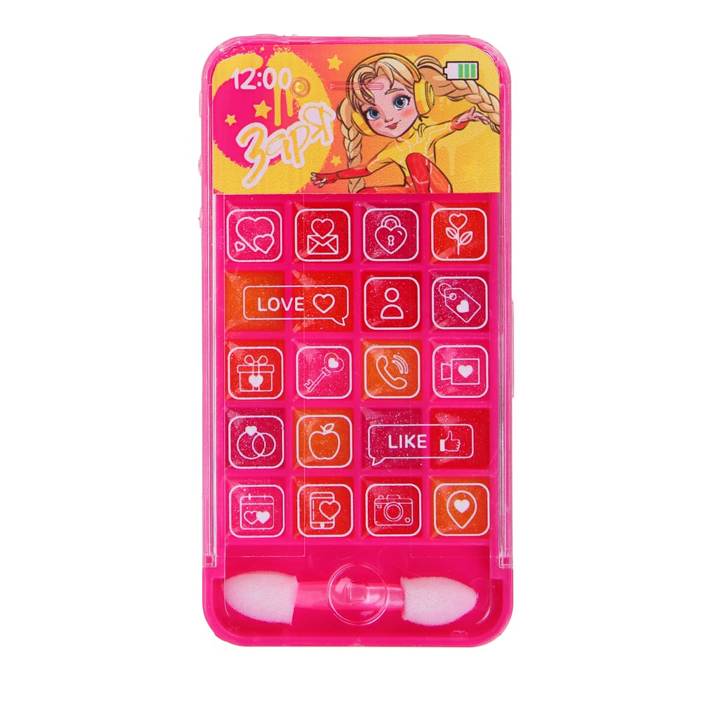 BY Русские Супергерои Набор детской косметики: блески для губ, аппликатор, #80103A, арт.№ 330-552