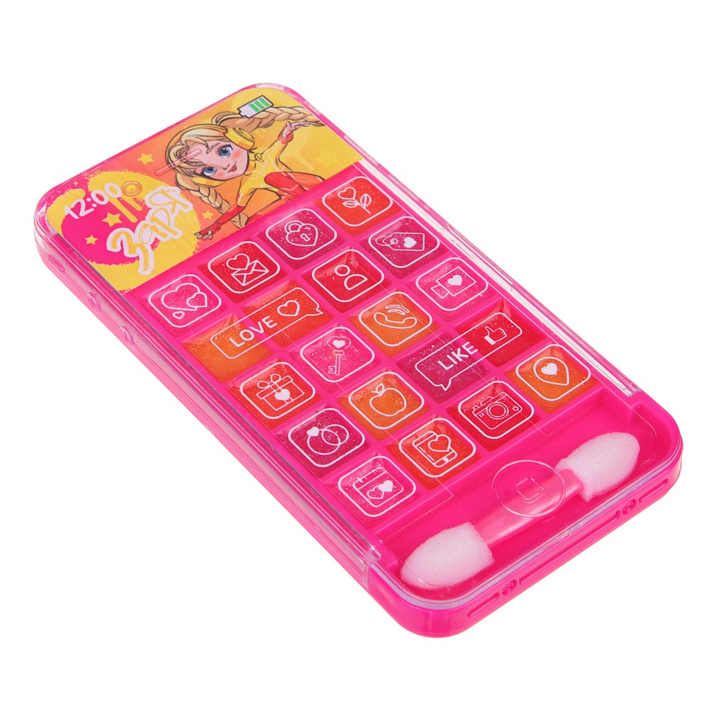 BY Русские Супергерои Набор детской косметики: блески для губ, аппликатор, #80103A, арт.№ 330-552