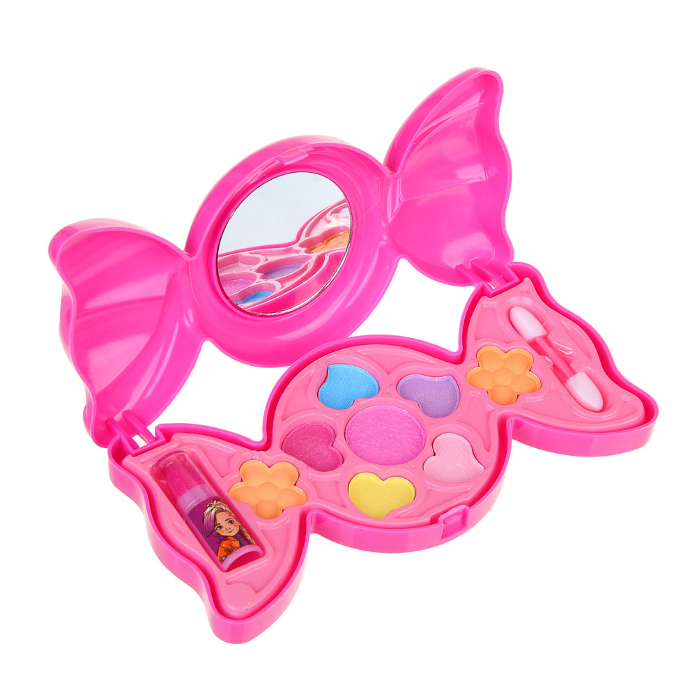 BY Русские Супергерои Набор детской косметики: тени, помада, аппликатор, зеркало, #70634S, арт.№ 330-554