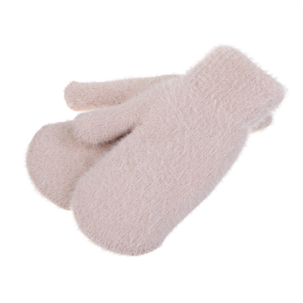 GALANTE Варежки женские с пушистой фактурой, р. 18-20, 4 цвета, СЗПВ24-37, арт.№ 363-402