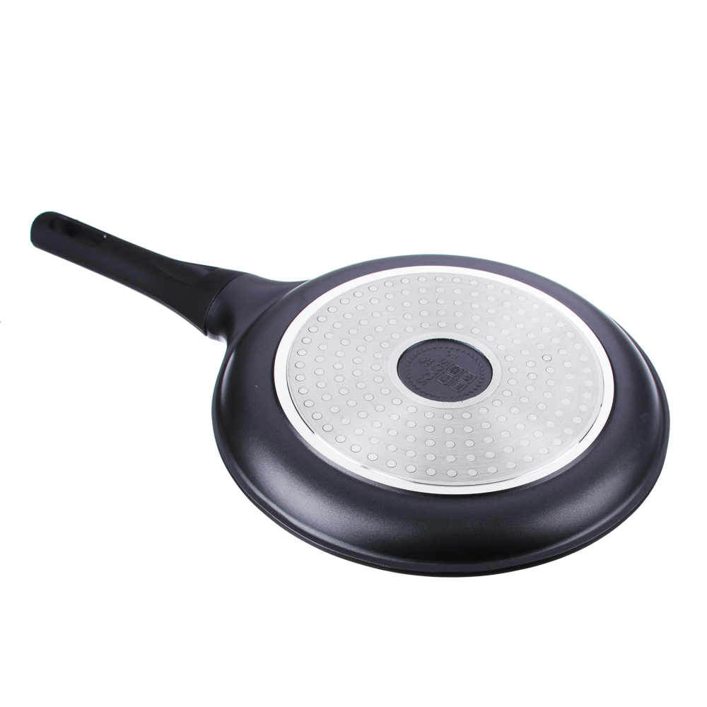 SATOSHI Руан Сковорода литая блинная d24см, антипригарное покрытие Мрамор, индукция, арт.№ 846-417