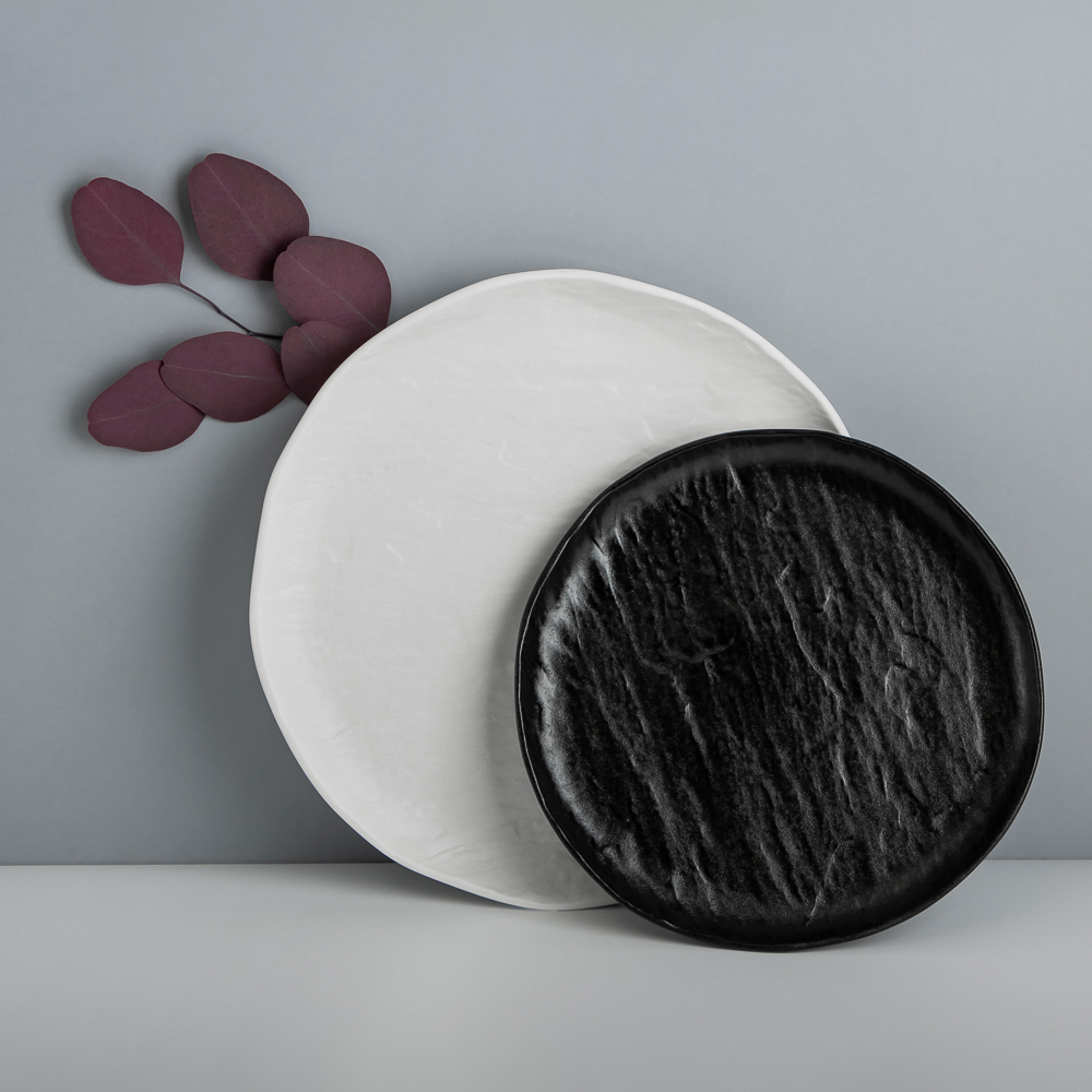 BY STAS MIKHAILOV Слейт Набор тарелок 2пр., 21см, 26см, фарфор, арт.№ 816-399