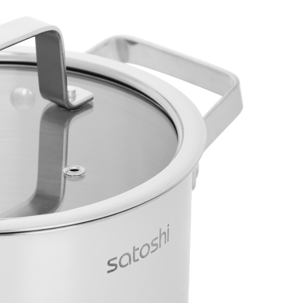 SATOSHI Шато Кастрюля 18х10,5см. 2,5л. со стекл. крышкой, индукция, арт.№ 822-266