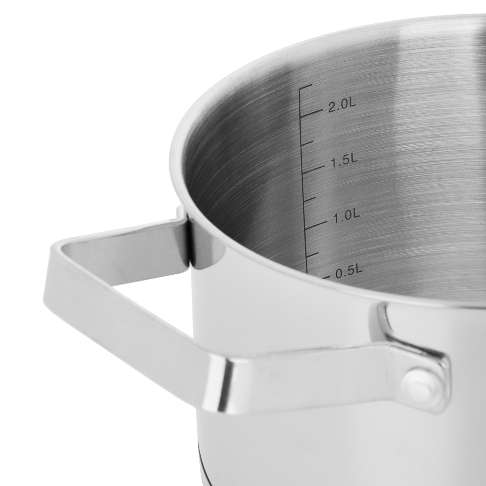 SATOSHI Шато Кастрюля 18х10,5см. 2,5л. со стекл. крышкой, индукция, арт.№ 822-266