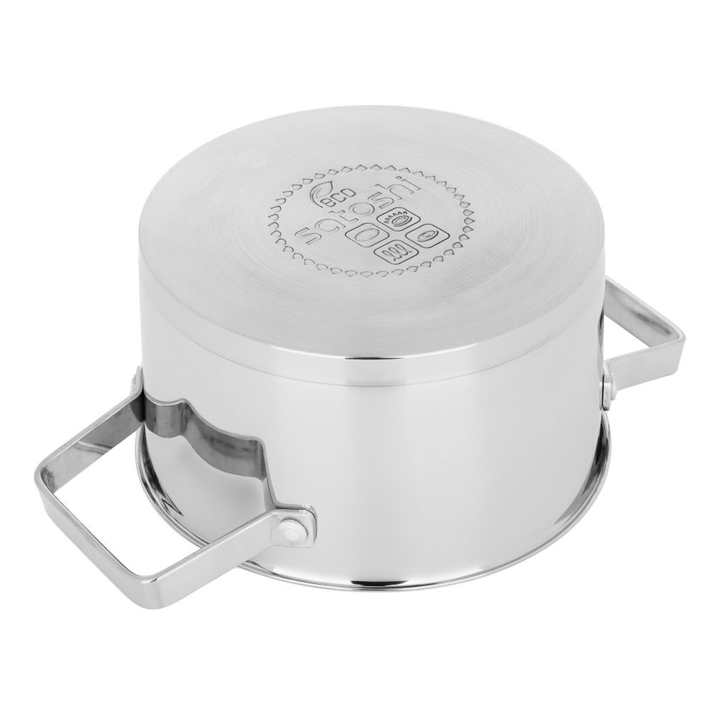 SATOSHI Шато Кастрюля 18х10,5см. 2,5л. со стекл. крышкой, индукция, арт.№ 822-266