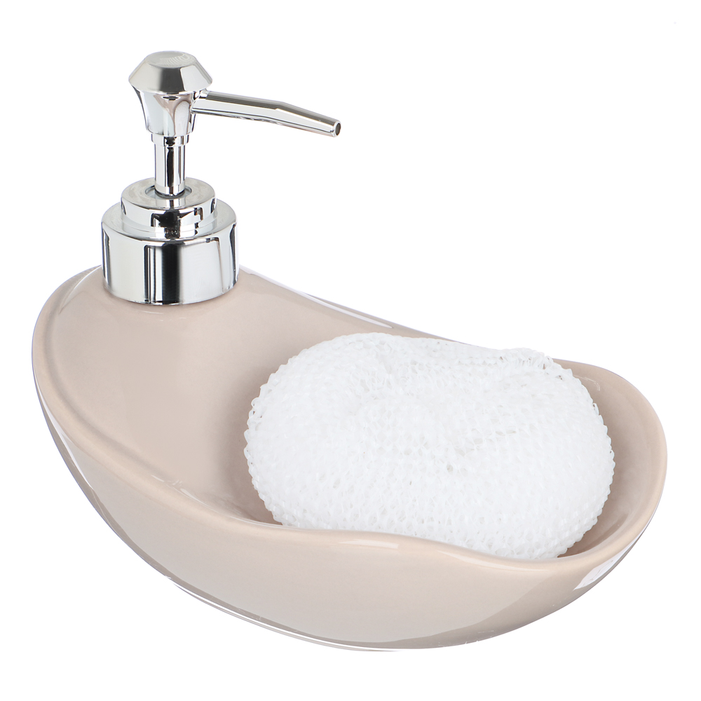 VETTA Диспенсер для моющего средства с губкой "Kitchen Bath", арт.№ 441-251