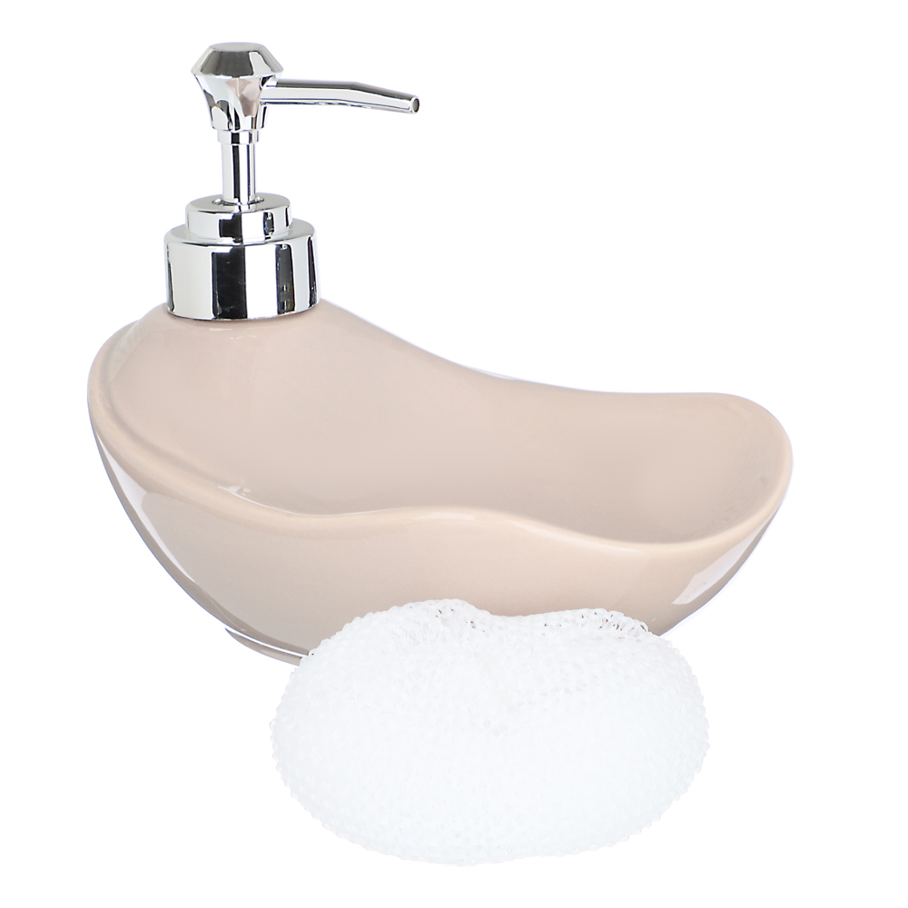 VETTA Диспенсер для моющего средства с губкой "Kitchen Bath", арт.№ 441-251