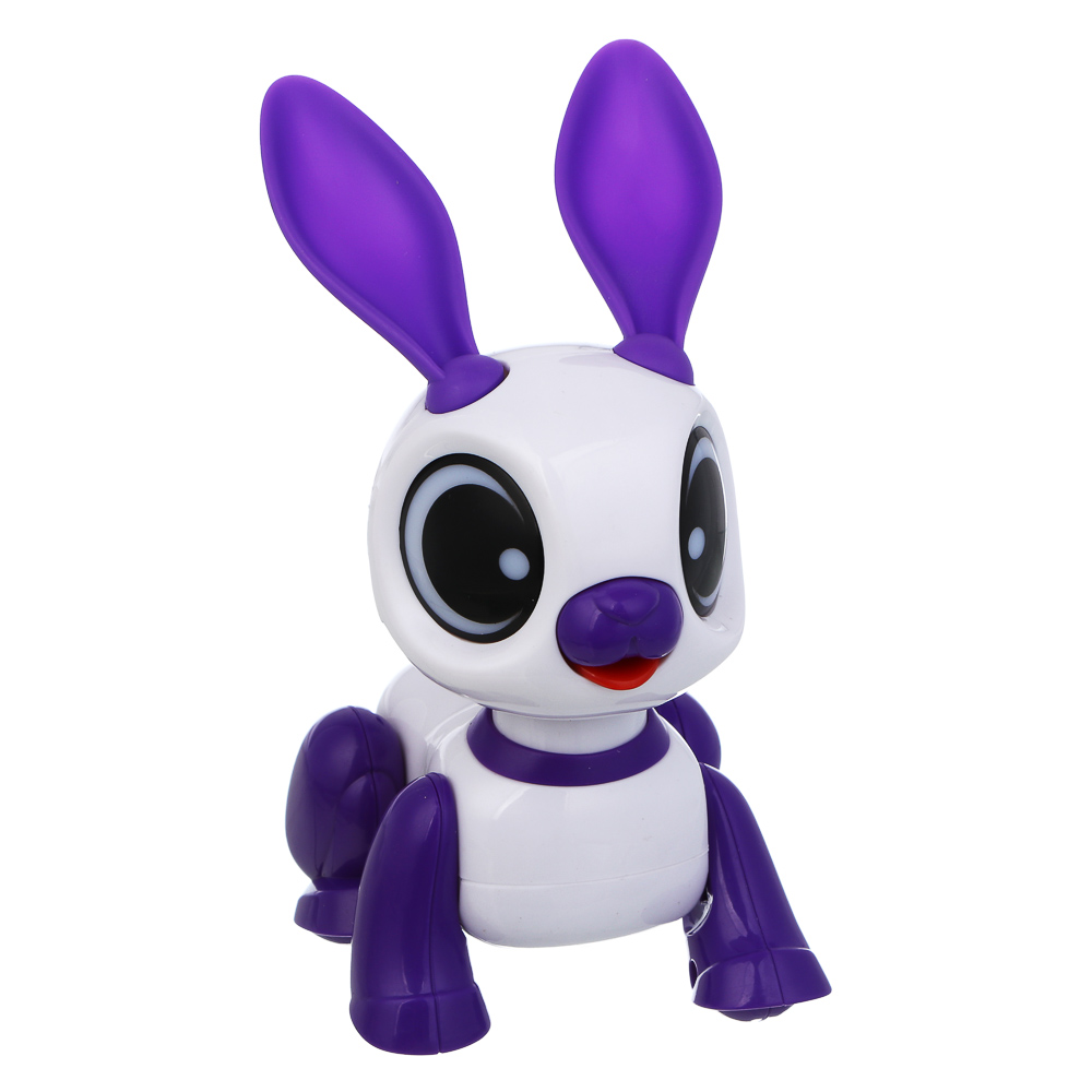 ИГРОЛЕНД Игрушка "Интерактивный питомец" зайчик, ABS, звук, свет, движ., 2хAAA, 12,5х8х13,5 см, арт.№ 272-918