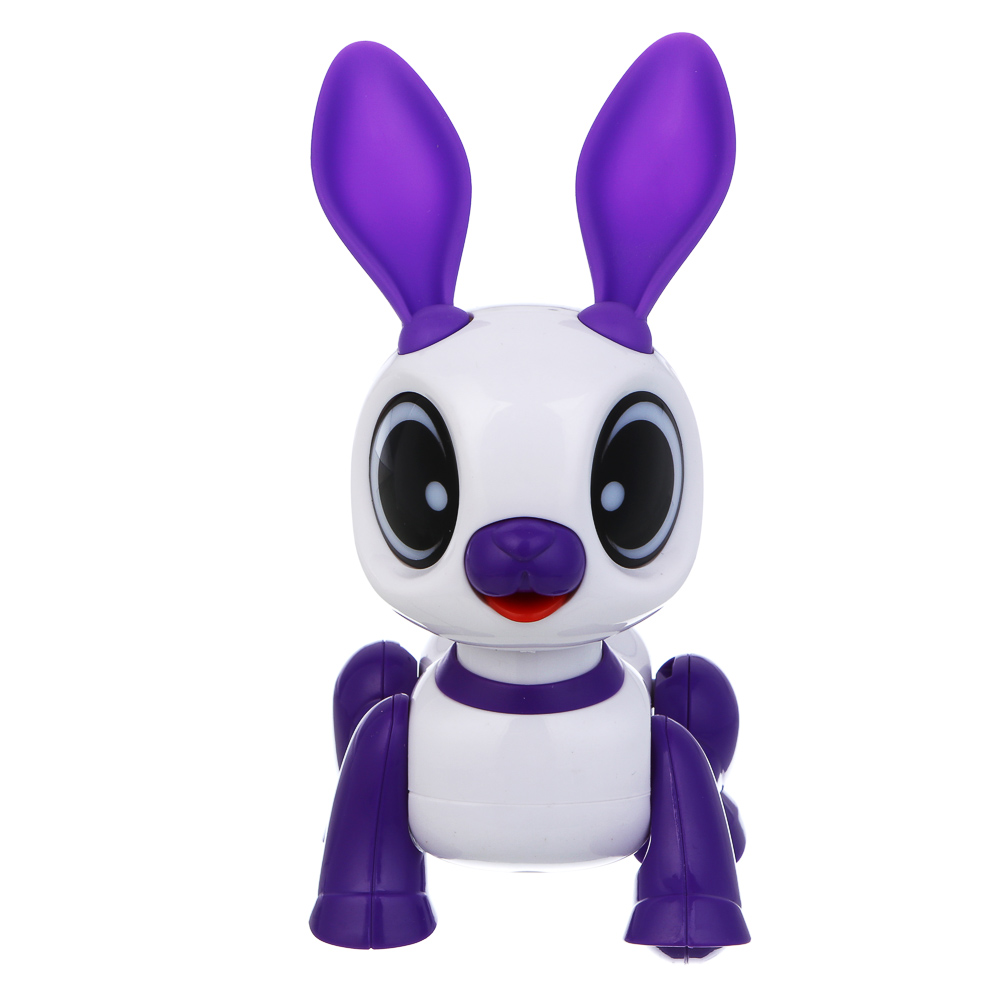 ИГРОЛЕНД Игрушка "Интерактивный питомец" зайчик, ABS, звук, свет, движ., 2хAAA, 12,5х8х13,5 см, арт.№ 272-918