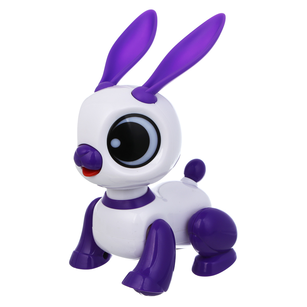 ИГРОЛЕНД Игрушка "Интерактивный питомец" зайчик, ABS, звук, свет, движ., 2хAAA, 12,5х8х13,5 см, арт.№ 272-918