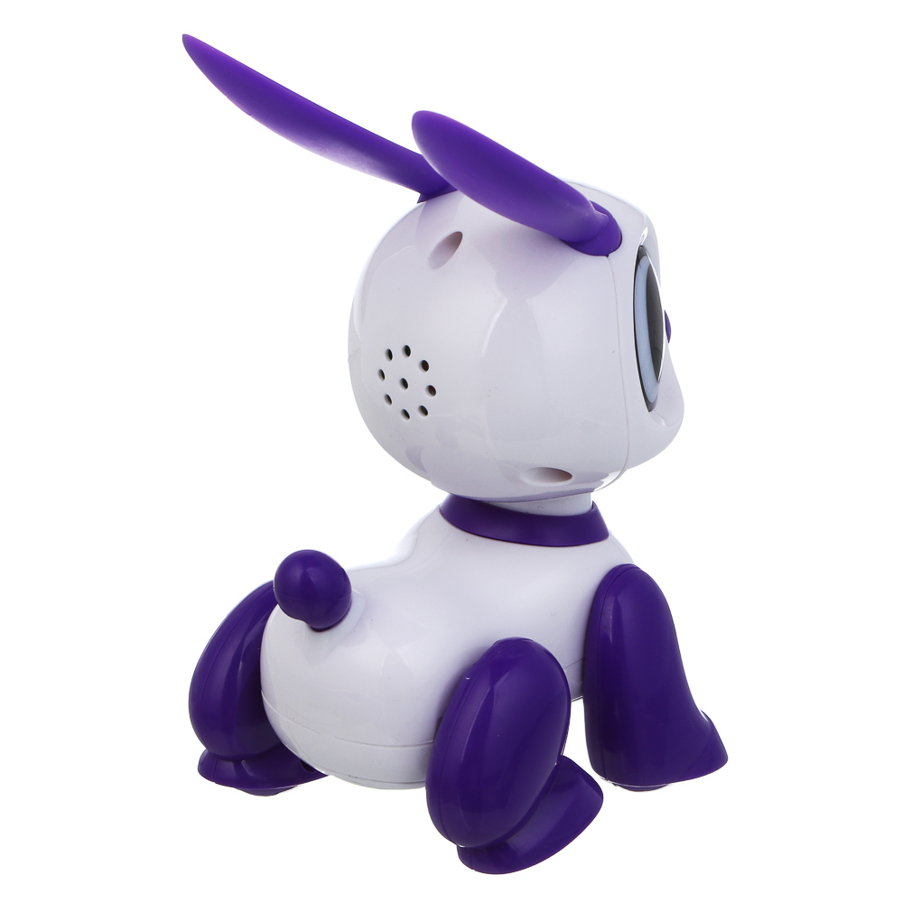 ИГРОЛЕНД Игрушка "Интерактивный питомец" зайчик, ABS, звук, свет, движ., 2хAAA, 12,5х8х13,5 см, арт.№ 272-918