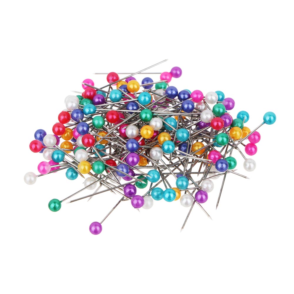 ClipStudio Булавки офисные с цветной головкой, 28мм, 150 шт., картонная коробка, арт.№ 588-030