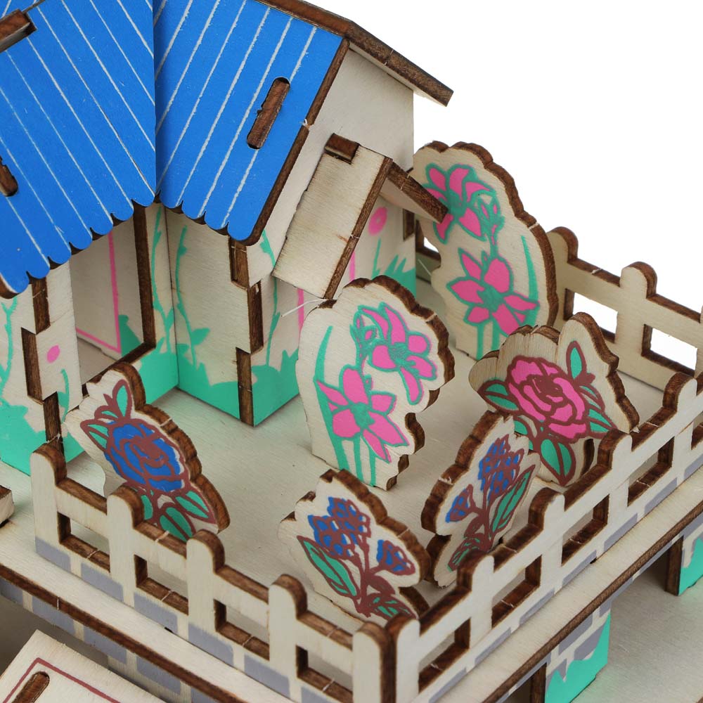 ХОББИХИТ ЗD модель сборная, дерево, 33,5x20,5x0,3см, 6-12 дизайнов, арт.№ 287-344