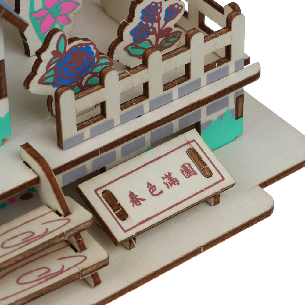 ХОББИХИТ ЗD модель сборная, дерево, 33,5x20,5x0,3см, 6-12 дизайнов, арт.№ 287-344