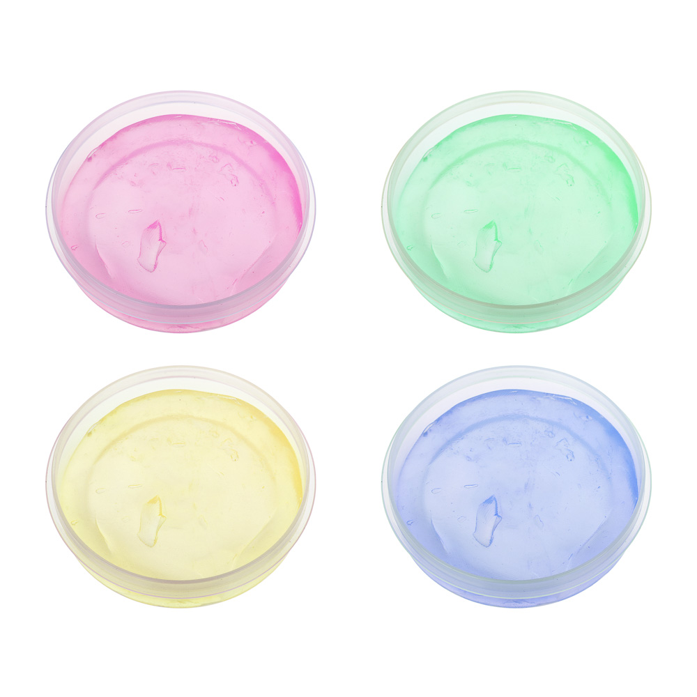 ХОББИХИТ Жвачка для рук "Три кота", полимер, 17-22гр, 7х2см, 4 цвета, арт.№ 218-060