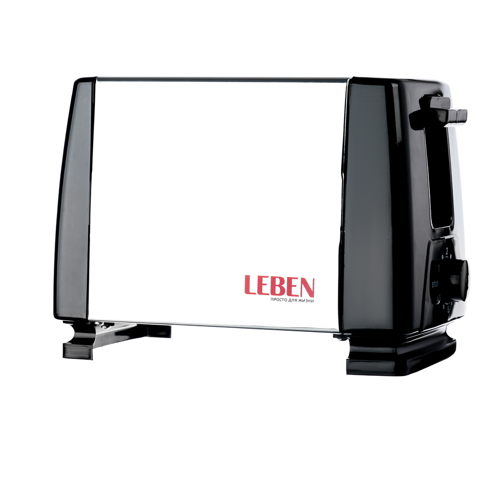 LEBEN Тостер 750Вт, 2 отдела, 6 степеней поджарки, арт.HJT-016S, арт.№ 475-152