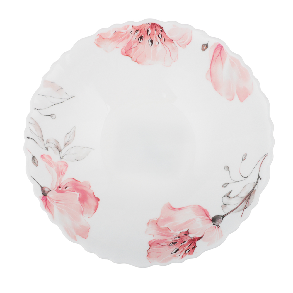 MILLIMI Роселла Салатник, опаловое стекло, 16.5см, арт.№ 818-874