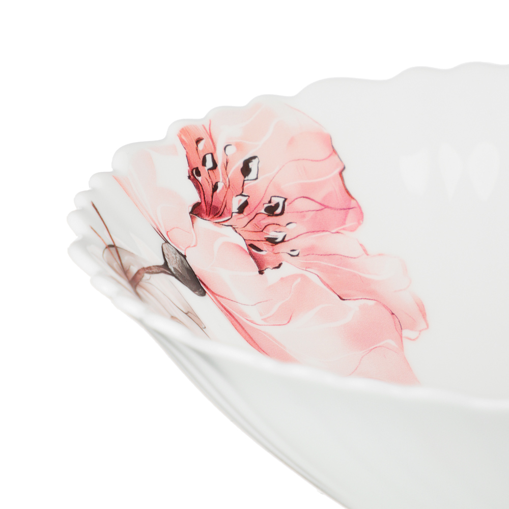 MILLIMI Роселла Салатник, опаловое стекло, 19см, арт.№ 818-875