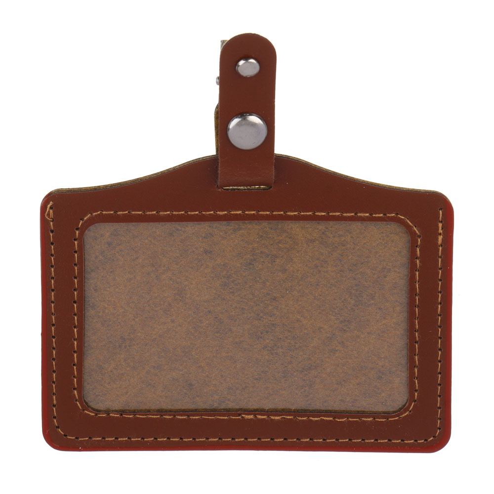 ЮL Чехол для пропуска с металлическим зажимом, ПВХ, 7,8х10,2см, 3 цвета, арт.№ 334-015