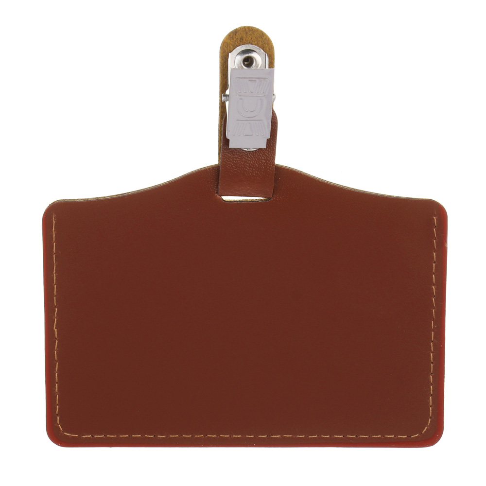 ЮL Чехол для пропуска с металлическим зажимом, ПВХ, 7,8х10,2см, 3 цвета, арт.№ 334-015