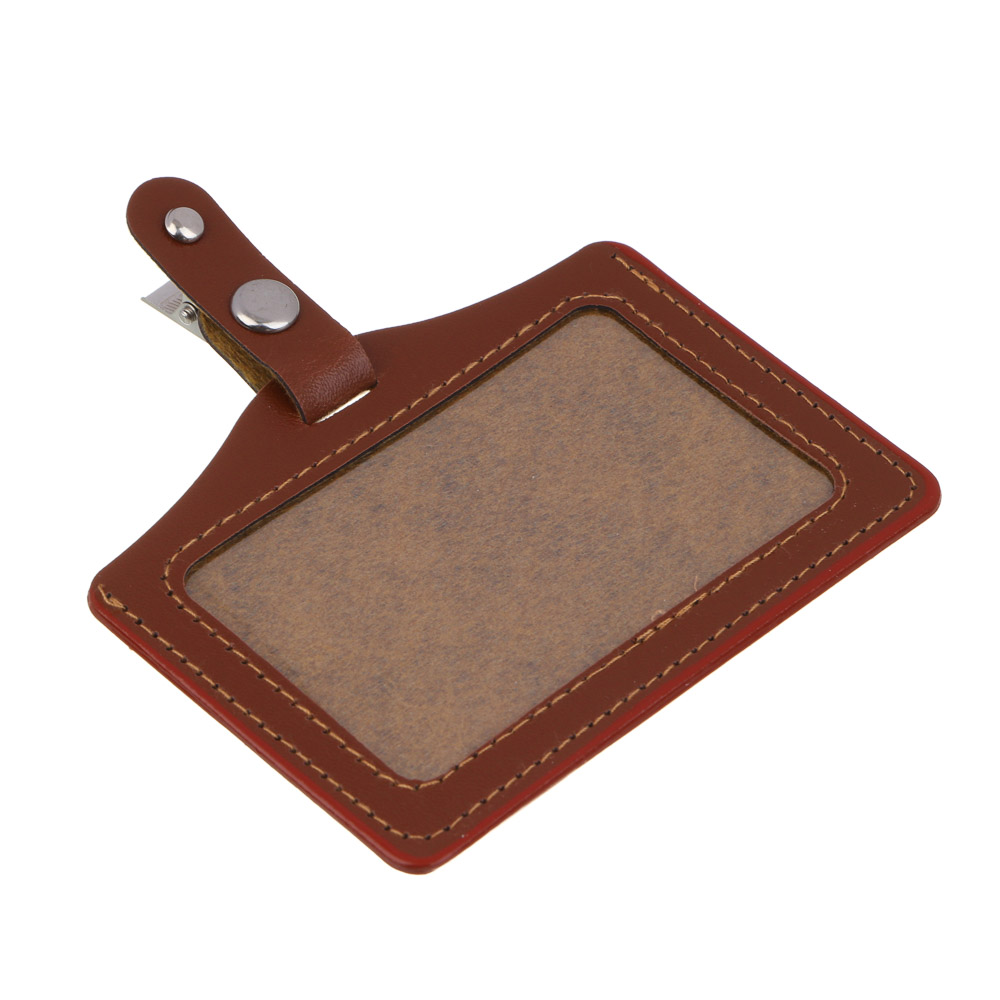 ЮL Чехол для пропуска с металлическим зажимом, ПВХ, 7,8х10,2см, 3 цвета, арт.№ 334-015