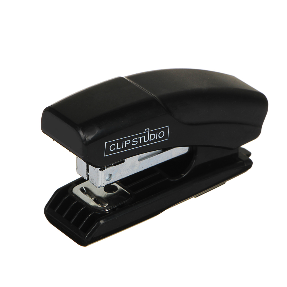 ClipStudio Степлер для скоб №10, на 12 листов, 6,3x3,4см, в картонной коробке, арт.№ 598-117