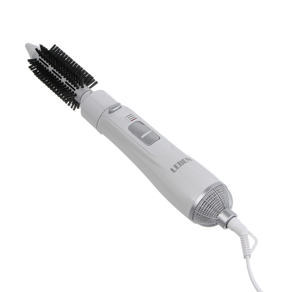 LEBEN Фен-щетка для волос, 1000Вт, 3 темп.реж., 2 насадки, арт.№ 259-234