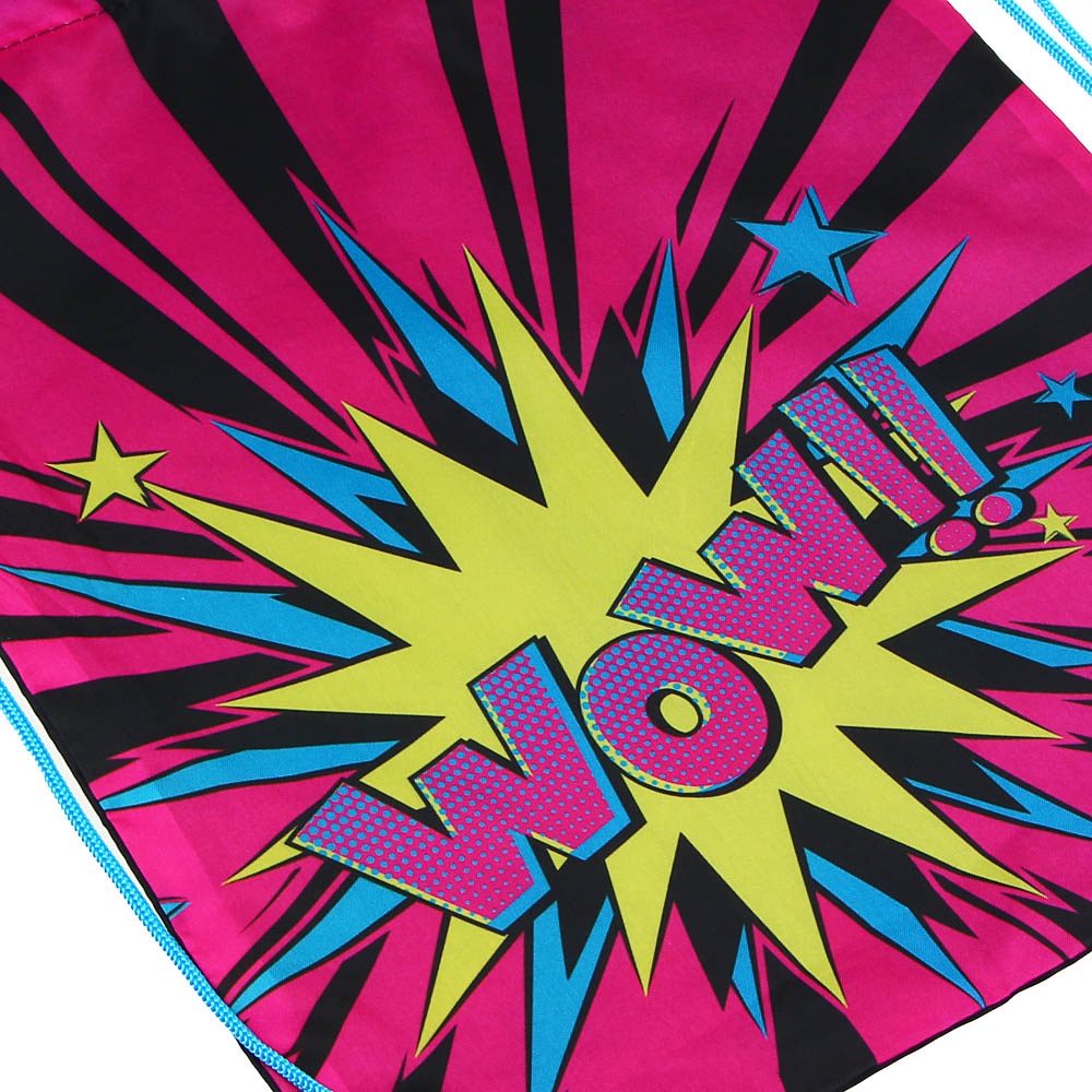 ВЗРЫВ Мешок для сменной обуви на завязках, увеличенный размер 40x47см, полиэстер, арт.№ 233-086