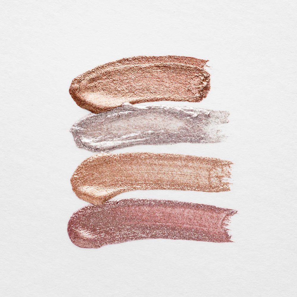 ЮНИLOOK Тени для век кремовые перламутровые 4,5мл, 4 тона, КТ-21, арт.№ 330-417